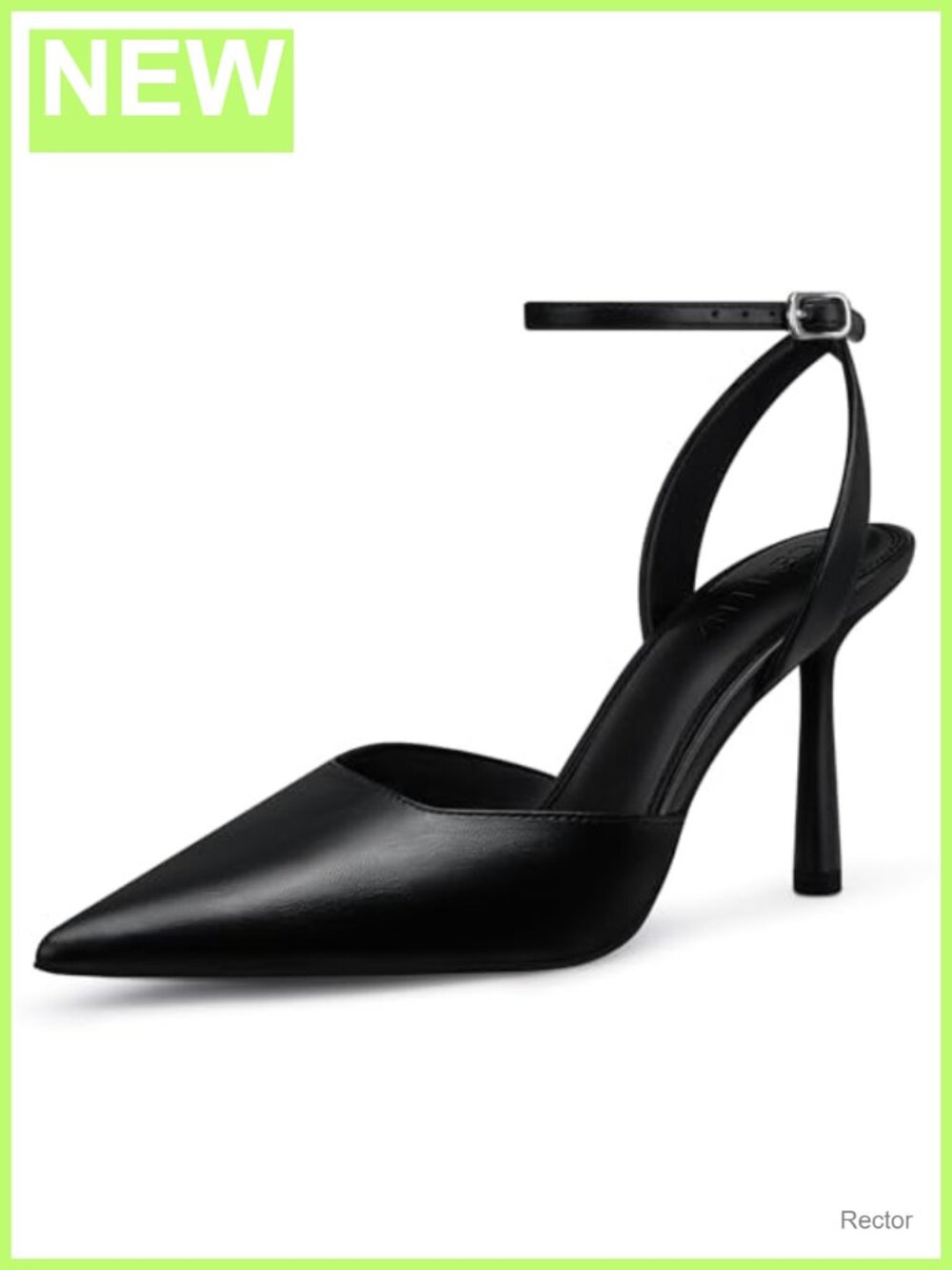 Faux Leather Pointed Toe Stiletto Heel Pumps Dressy Comfortable